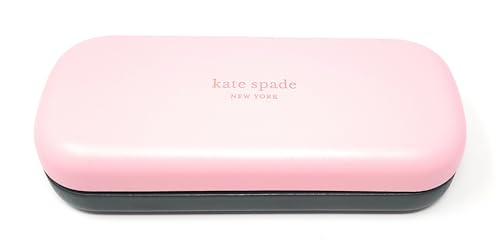 Kate Spade New York Hardshell Eyeglass Case With Cleaning Cloth, Pink/Green