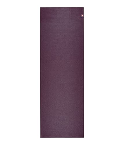 Manduka eKO Superlite Yoga Mat for Travel - Lightweight, Easy to Roll and Fold, Durable, Non Slip Grip, 1.5mm Thick, 71 Inch, Acai Purple, 71' x 24'