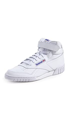 Reebok Men's EX-O-FIT HI Sneaker, White, 10.5