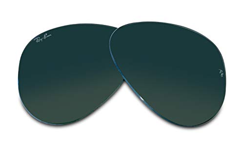 Ray-Ban Original AVIATOR LARGE METAL RB3025 62MM Crystal Green Replacement Lenses For Men For Women + BUNDLE with Designer iWear Eyewear Kit