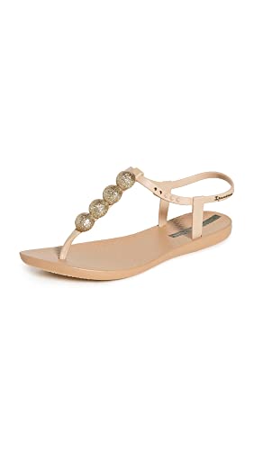 Ipanema Women's Disco Sandal - Fashionable, Comfortable, Versatile & Eco-Friendly Summer Footwear, Beige, Size 9