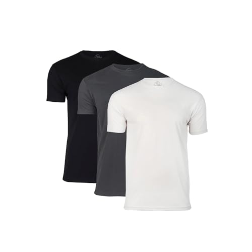 3 Pack, Men's Short Sleeve Crew Neck T-Shirt, Medium, Classic