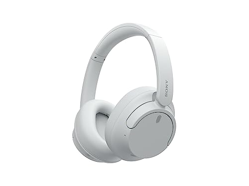 Sony WH-CH720NW Noise Canceling Wireless Bluetooth Headphones - Built-in Microphone - up to 35 Hours Battery Life and Quick Charge - White