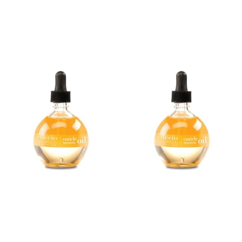 Cuccio Naturale Revitalizing- Hydrating Oil For Repaired Cuticles Overnight - Remedy For Damaged Skin And Thin Nails - Paraben/Cruelty-Free Formula - Milk And Honey - 2.5 Oz (Pack of 2)