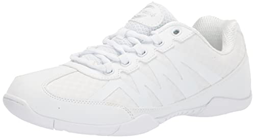 chassé Apex Cheerleading Shoes - White Cheer Shoes for Women (White, 5-1/2)