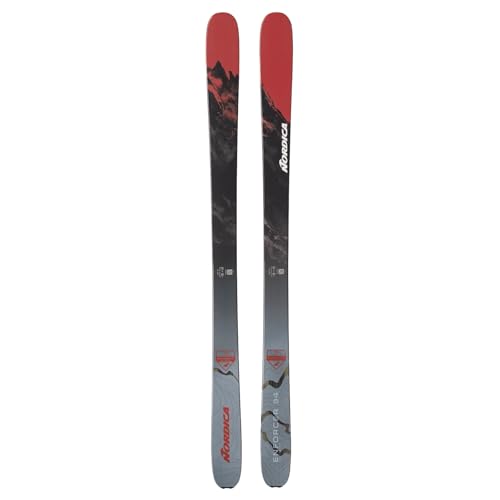 Nordica Men's Enforcer 94 Unlimited All-Mountain Touring Skis | High-Performance Fast Stable Durable Lightweight Rocker Skis, Red/Gray, Size: 179