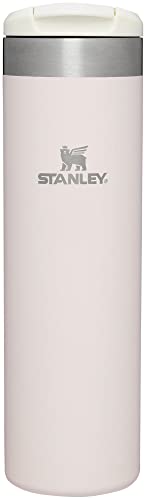 Stanley AeroLight Transit Bottle, Vacuum Insulated Tumbler for Coffee, Tea and Drinks with Ultra-Light Stainless Steel 20oz, Rose Quartz Glimmer