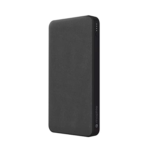 mophie Powerstation with PD Power Bank - 10,000 mAh Large Internal Battery, (1) USB-A Port and (1) 18W USB-C PD Fast Charging Input/Output Port, Travel-Friendly, Includes USB-A to USB-C Power Cord