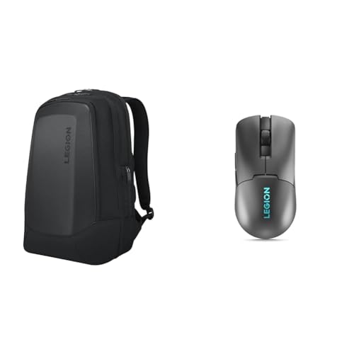 Lenovo Legion 17' Gaming Laptop Backpack and 19K DPI RGB Wireless Gaming Mouse with 6 Programmable Buttons