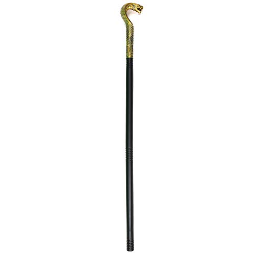 Skeleteen King Cobra Pimp Cane - Egyptian Style Staff or Scepter for Emperor - 1 Piece Costume Accessory Prop