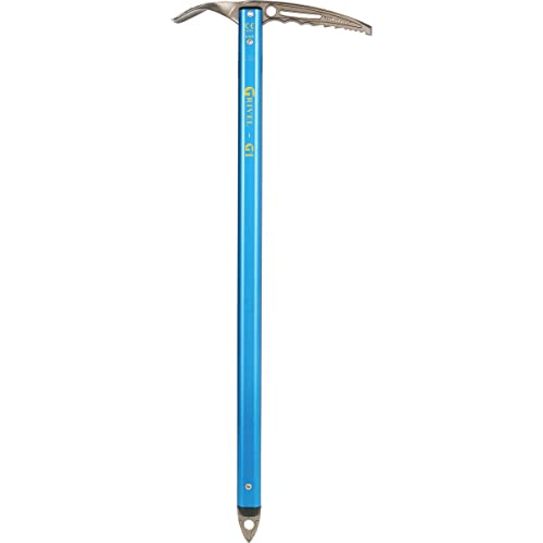 Grivel G1 Durable Carbon Steel Mountaineering Ice Axe, 58cm, Blue