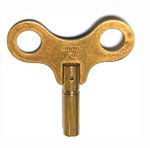 Brass Clock Winding Key Mainspring Winder Sz 6 3.75mm Y