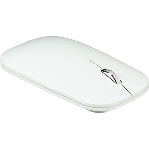 Microsoft Mobile Mouse - Mint. Comfortable Right/Left Hand Use with Metal Scroll Wheel, Wireless, Bluetooth for PC/Laptop/Desktop, works with Mac/Windows 8/10/11 Computers