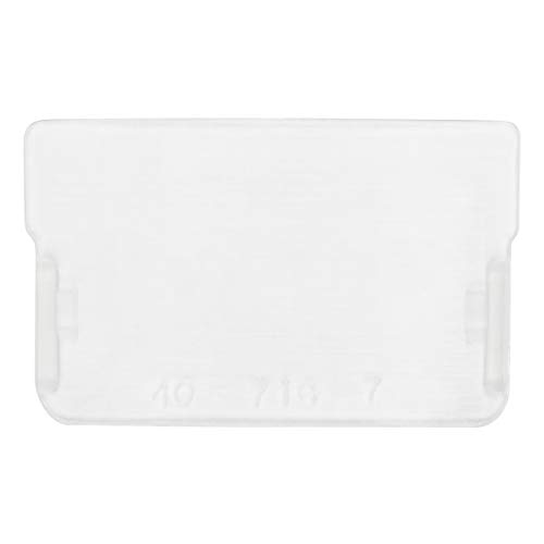 Akro-Mils 40716 Width Dividers for Plastic Storage Hardware and Craft Cabinet Small Drawers, (16-Pack), Clear, White