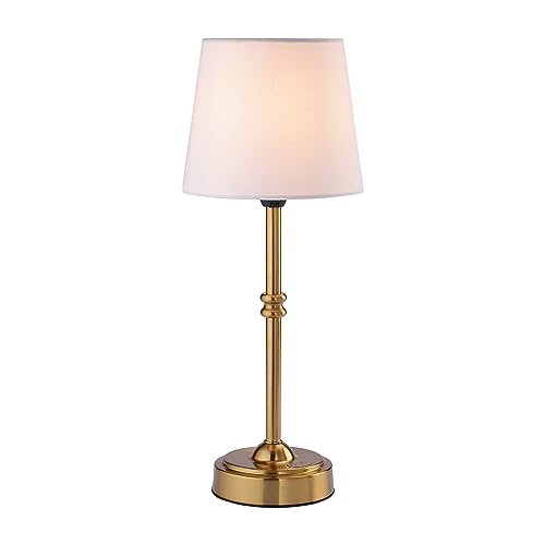 O’Bright Seraph - Cordless LED Table Lamp with Dimmer, Built-in Rechargeable Battery, 3-Level Brightness, Patio Table Lamp, Bedside Night Lamp, Ambient Light for Restaurant, Antique Brass