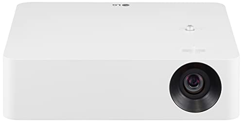 LG PF610P 120” Full HD (1920 x 1080) LED Portable Smart Home Theater CineBeam Projector, 1000 ANSI lumen, Disney+, YouTube, Apple TV and Wireless Mirroring with MiraCast
