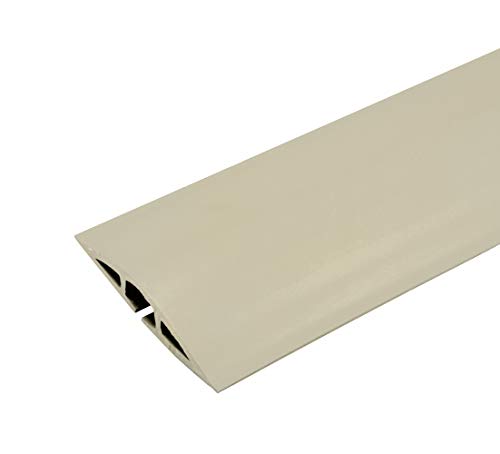 Legrand Wiremold CDI-5 Corduct 5 Foot Cord Cover for Floors, Holds 1 Cord or Cable, Ivory (1 Pack)