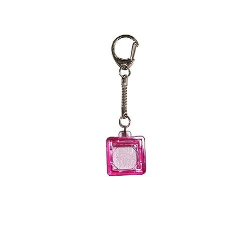 Glacier Mechanical Keyboard Switches Keychain/Switch Tester/Fidget Toy for Stress Relief (Switch and Keycap not Included) (Magenta)