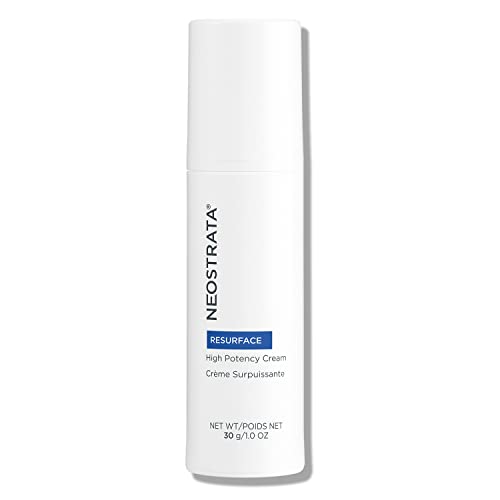 NEOSTRATA High Potency Face Cream AHA Exfoliator & Hydrator with Glycolic Acid, Antioxidants and Vitamin E Fragrance-Free, Oil-Free, Non-Comedogenic, 30 g.