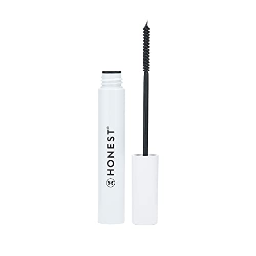 Honest Beauty Honestly Healthy Serum-Infused Lash Tint | Enhances + Conditions Lashes | Castor Oil, Red Clover Extract, Jojoba Esters | EWG Verified + Cruelty Free | Black, 0.27 fl oz