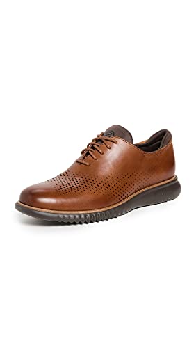 Cole Haan mens 2.zerogrand Laser Wing Oxford, British Tan/Java, 10.5 Wide US