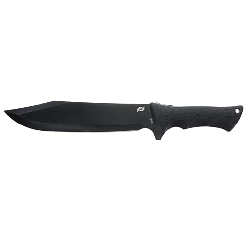 Schrade Delta Class Leroy Fixed Blade with High Carbon Stainless Steel Bowie Blade for Outdoor Activities