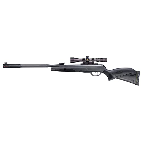 GAMO Whisper Fusion Mach 1 Air Gun .22 Cal with Combo Pack Assorted Pellets (TS-22 x 200, Hunter x 250, Magnum x 250, Master Point x 250)