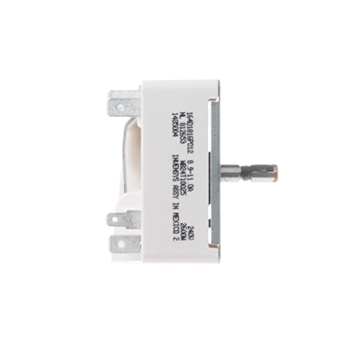 GE Appliances WB24T10025 Genuine OEM Surface Burner Control Switch for GE Electric Ranges, 8 Inch