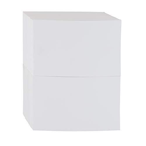 Amazon Basics Blank Index Cards, 1000 Count, White, 4'' x 6''