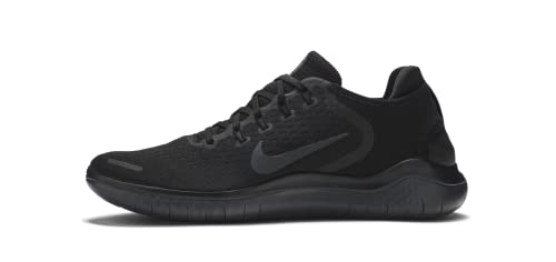 Nike Mens Free RN 2018 Running Shoes Size 11 Triple Black, Black/Black/Black/