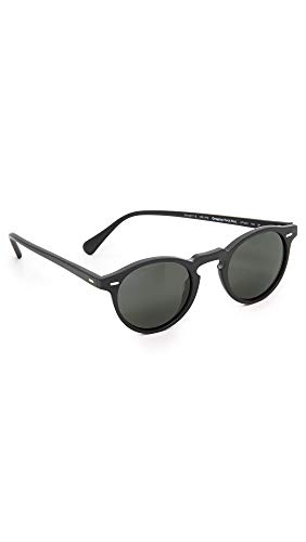 OLIVER PEOPLES Gregory Peck OV5217S - 1031P2 Semi Matte Black w/ Crystal Midnight Express Polarized Lens 47mm