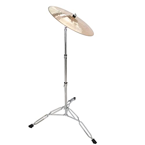 Boom Cymbal Stand Double Braced Adjustable Height 27.5'-52.7', Heavy Duty Double Braced Legs, Medium Weight Boom Stand with Gearless Cymbal Tilter (US Spot)