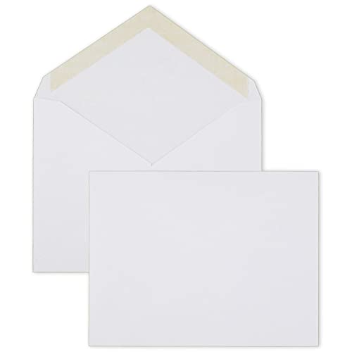 Mead Standard A2 Invitation Envelopes, Gummed Closure, 4-3/8' X 5-3/4', Premium 24-lb Paper, White, 100 per Box (CO198)