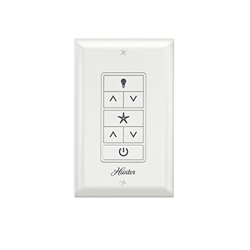 Hunter Fan Company 99815 Core Receiver not Included Wall Control, White