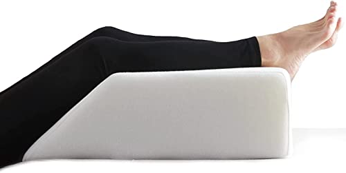 Restorology Leg Elevation Pillow for Sleeping - Supportive Bed Wedge Pillow for Circulation, Swelling, Foot & Knee Discomfort