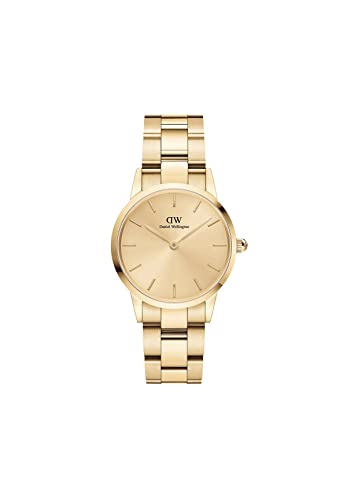 Daniel Wellington Iconic Link Unitone 28mm Women's Watch, Stainless Steel (316L) Gold Watch for Women
