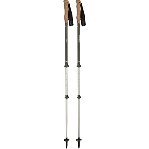 Komperdell Unisex - Adult Ridgeiker Cork Powerlock Trekking Pole, Grey, 140 cm