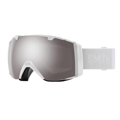SMITH I/O Snow Goggle - White Vapor | ChromaPop Sun Platinum Mirror + Extra Lens
