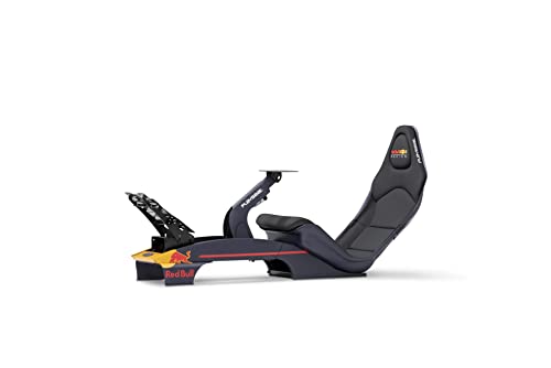 Playseat Formula Sim Racing Cockpit | High Performance Racing Simulator Cockpit for all Steering Wheels, Pedals and all Consoles | For Authentic F1 Racing | Fully Adjustable | Redbull Racing edition