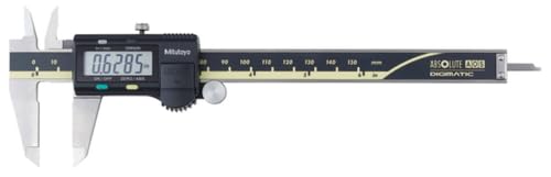 Mitutoyo 500-196-30 Advanced Onsite Sensor (AOS) Absolute Scale Digital Caliper, 0 to 6'/0 to 150mm Measuring Range, 0.0005'/0.01mm Resolution, LCD