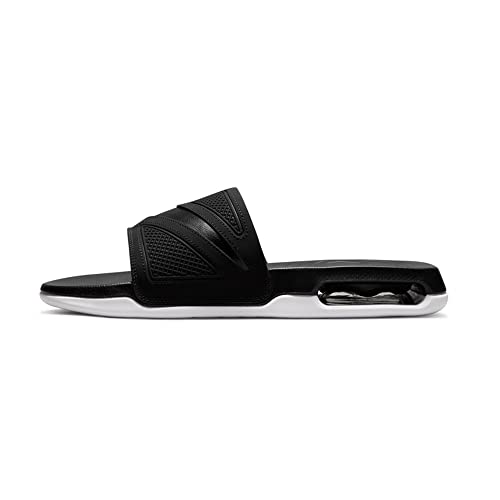 Nike Air Max Cirro Just Do It Athletic Sandal Solarsoft Slide (BLACK SILVER WHITE, us_footwear_size_system, adult, men, numeric, medium, numeric_9)