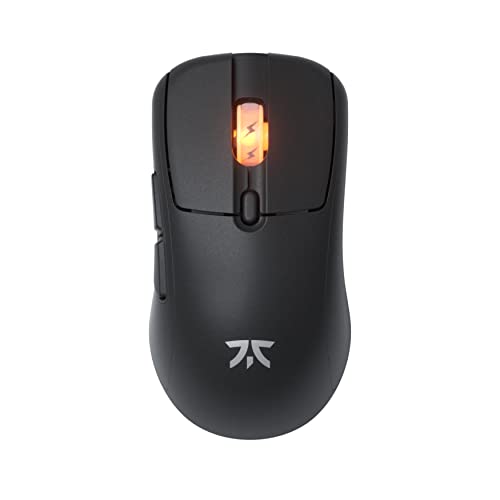 Fnatic Bolt Black Wireless Gaming Mouse - Pixart 3370 Sensor, 69g, WiFi & Bluetooth Battery Life 110-210h, USB-C Charging, Kailh GM 8.0 Switches, 4 Profiles & DPI Stages, Virgin PTFE Skates (Windows)