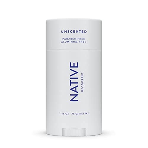 Native Deodorant Contains Naturally Derived Ingredients, 72 Hour Odor Control | Deodorant for Women and Men, Aluminum Free with Baking Soda, Coconut Oil and Shea Butter | Unscented