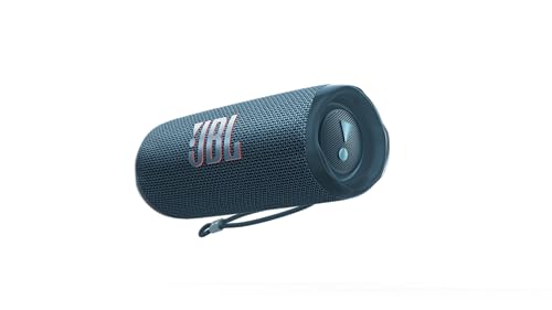 JBL Flip 6 - Portable Bluetooth Speaker, powerful sound and deep bass, IPX7 waterproof, 12 hours of playtime, JBL PartyBoost for multiple speaker pairing for home, outdoor and travel (Blue)