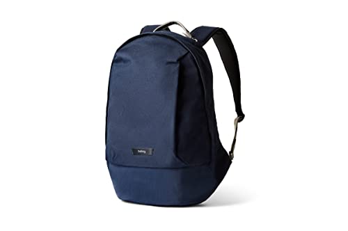 Bellroy Classic Backpack, Second Edition (Unisex Everyday Backpack, Fits 15 Inch Laptop, 20 Liter Capacity, Water-resistant Woven Fabric, Slim Design) - Navy