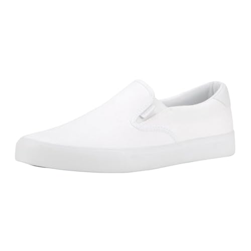 Lugz Men's Clipper Sneaker, White, 10.5 D US