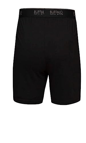 Buffalo David Bitton Mens knit Boxers 3 pack Ultra Comfortable (as1, alpha, x_l, regular, regular) Black