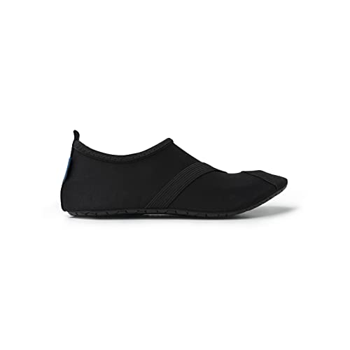 FITKICKS Classic Collection Active Women's Footwear Water Foldable Shoes - Black/Black, X-Large