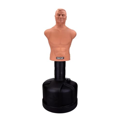 Century BOB Body Bag & Base Unit | Standing Punching Dummy | Boxing Training Equipment | Punching Bag Stand Adult | Freestanding Kickboxing and MMA Trainer | Head & Torso Mannequin | Adjust Up to 78'