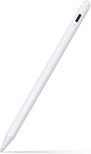 Stylus Pen for iPad 9th&10th Generation-2X Fast Charge Active Pencil Compatible with 2018-2023 Apple iPad Pro11&12.9'', iPad Air 3/4/5,iPad 6-10,iPad Mini 5/6 Gen-White